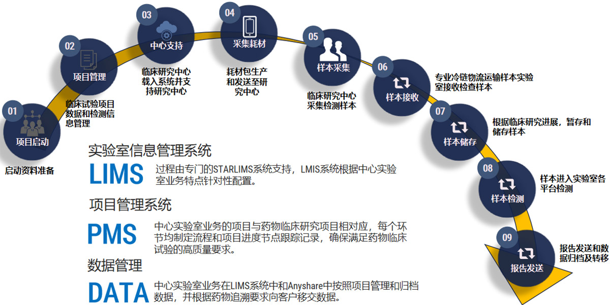 中心实验室项目服务流程